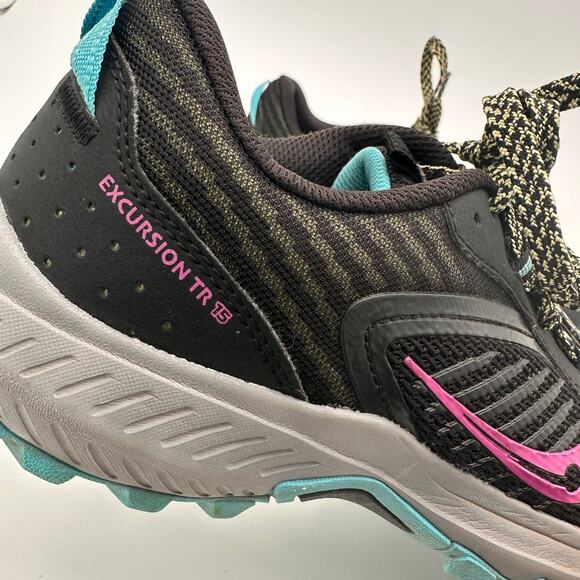 Saucony Women's Black The excursion TR15 Running Sneakers Size 9 - Picture 8 of 8